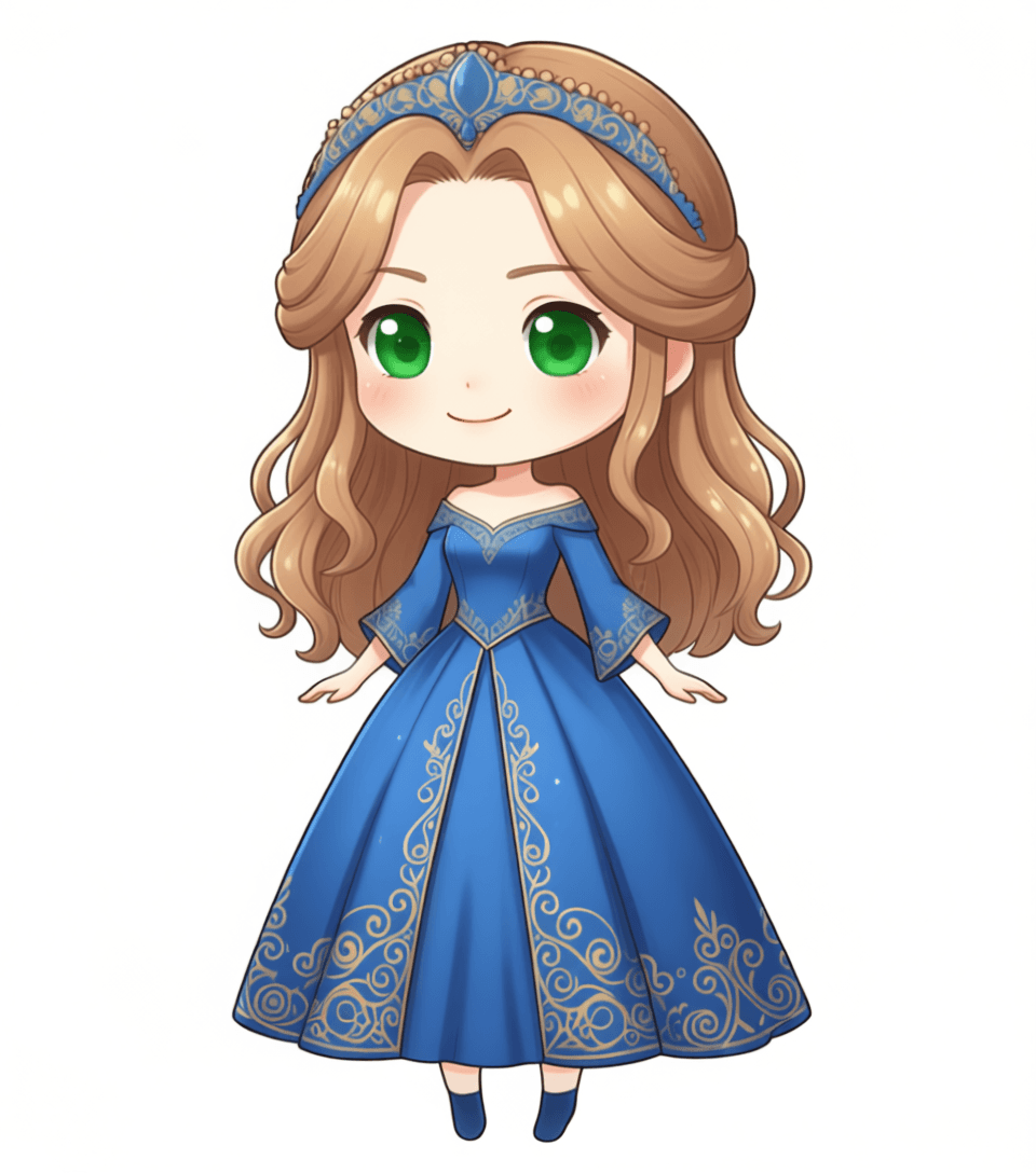 Human princess chibi