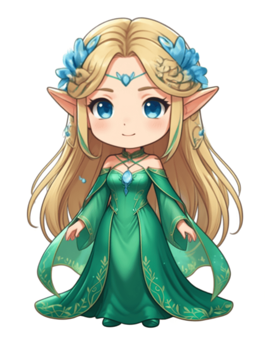 Elf princess chibi
